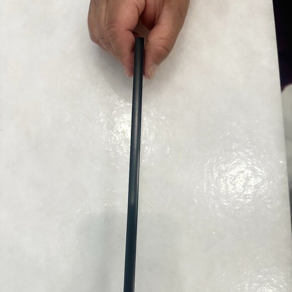 17 -    8¼"   Black contemporary cabinet or drawer handles and screws - Picture 3 of 3